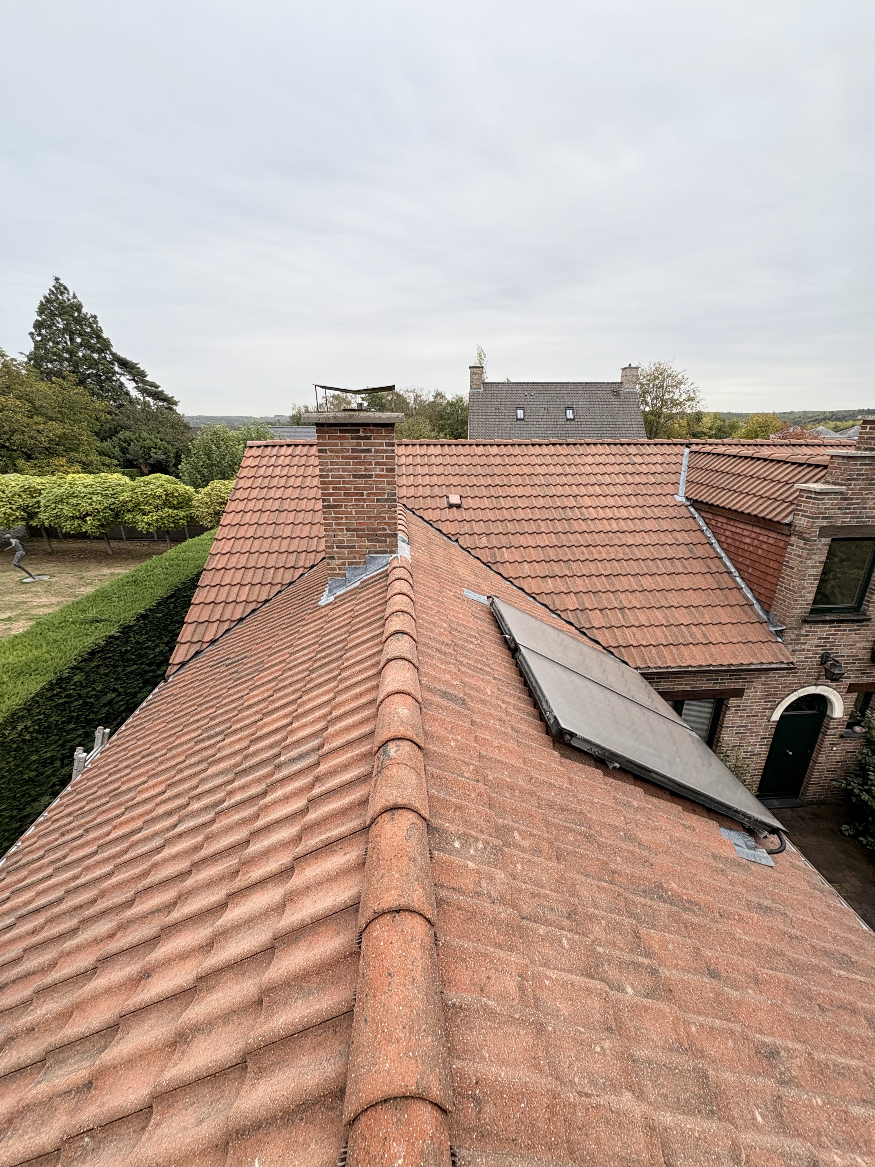 Toiture après nettoyage